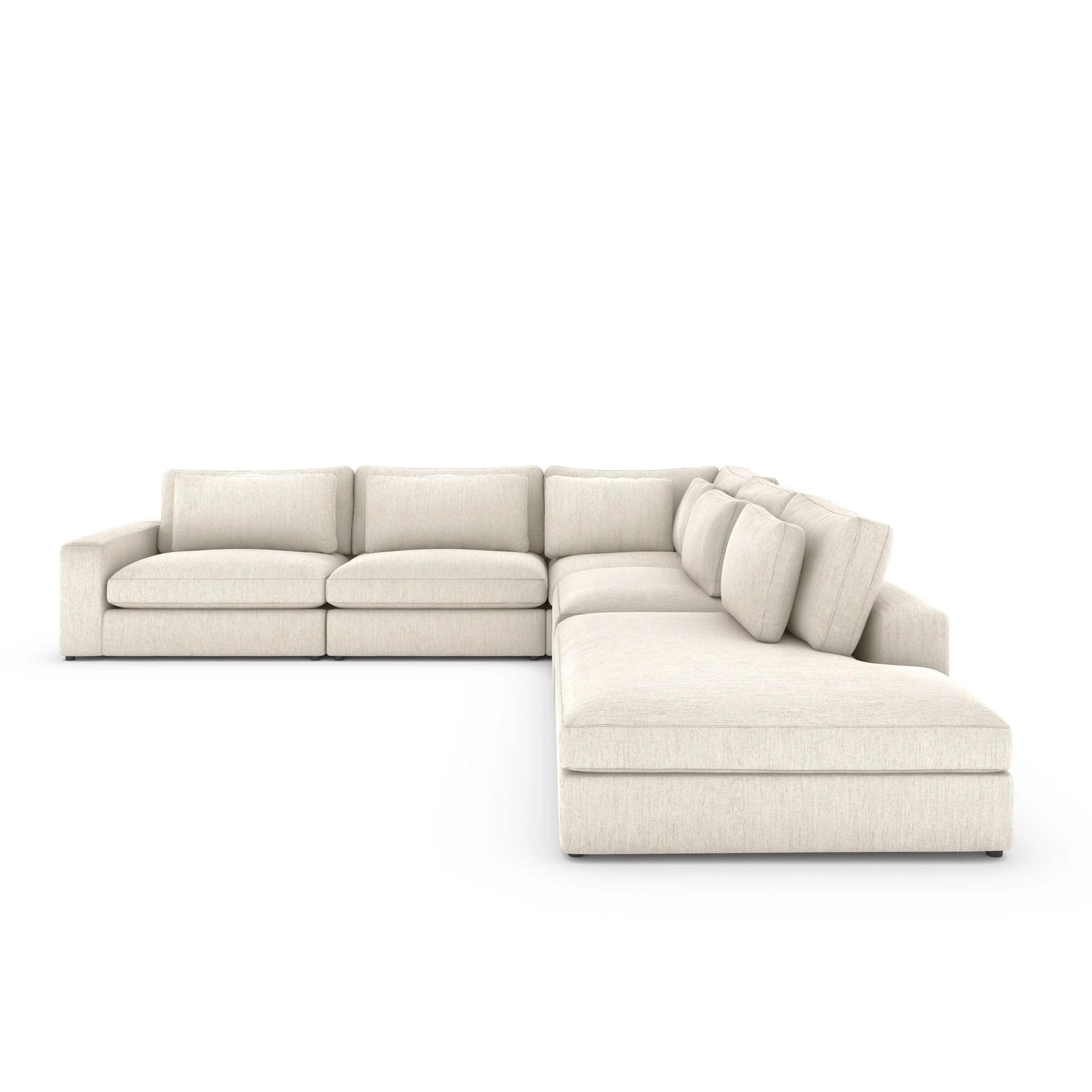 Four Hands Bloor 4 Pc Sectional With Bumper Chaise - Home Elegance USA