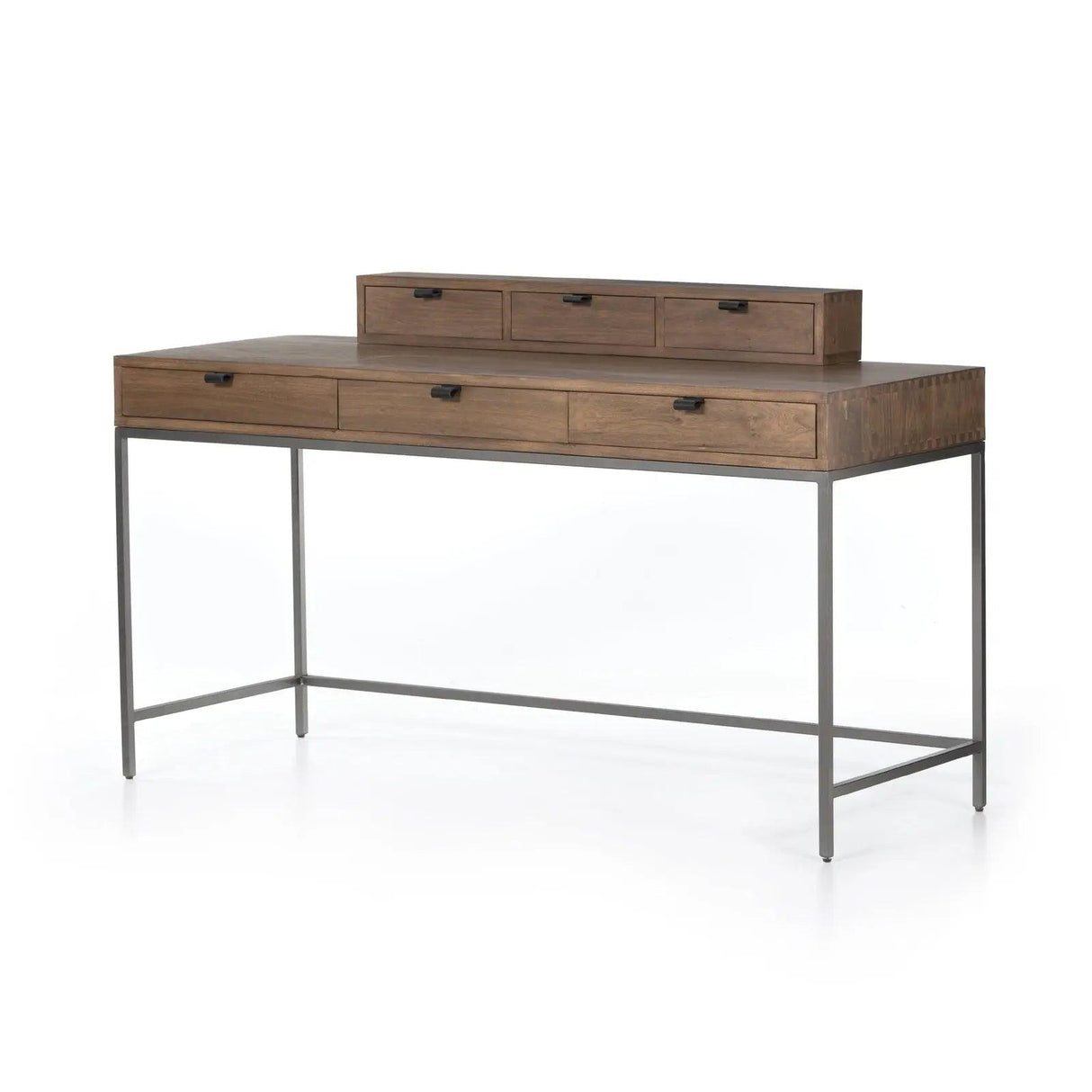 Four Hands Trey Writing Desk With Desk Organizer - Home Elegance USA