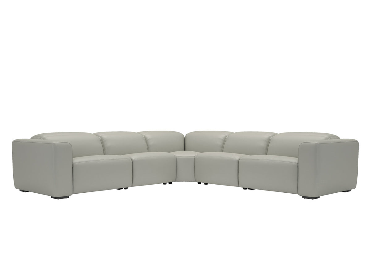 Gray sectional sofa on a white background | Home Elegance USA