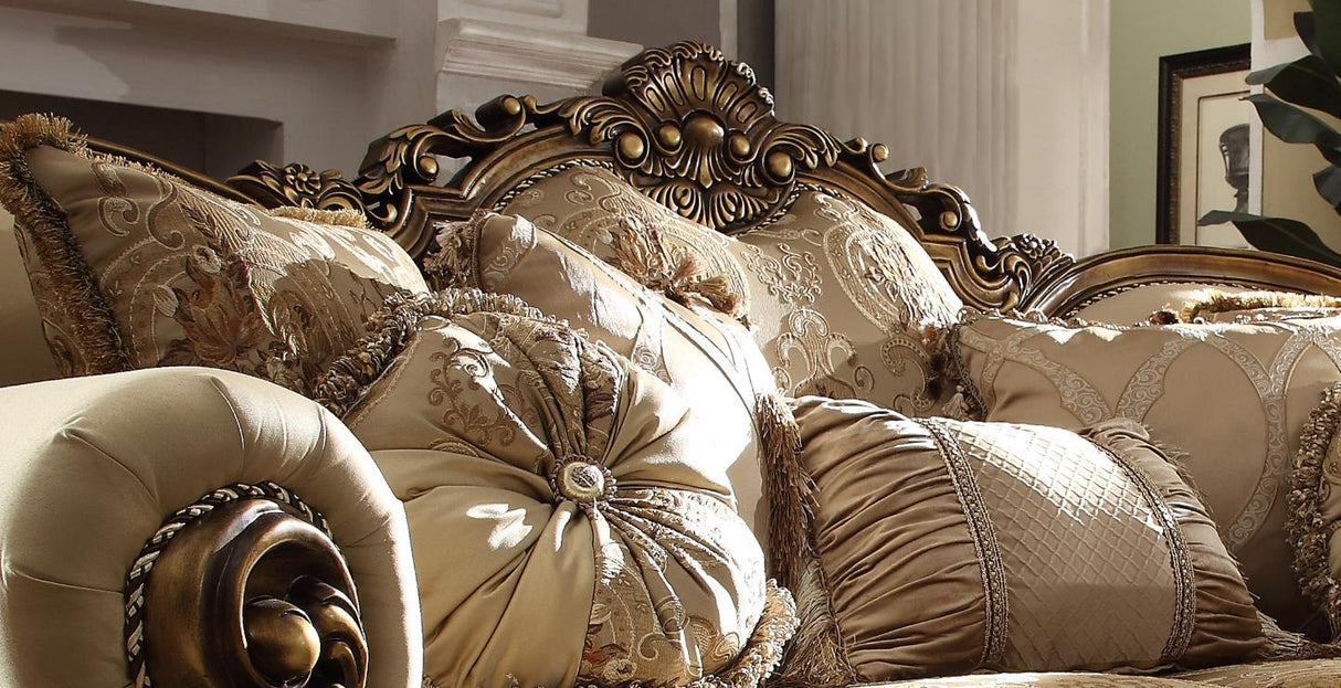 Hd-506 Traditional Living Room Set - Sofa & Loveseat | Homey Design - Home Elegance USA