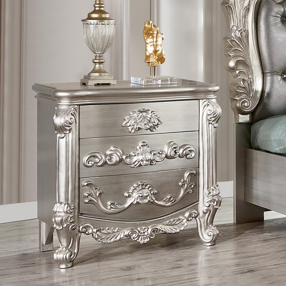 HD-5800GR Bedroom Set in Grey Finish by Homey Design