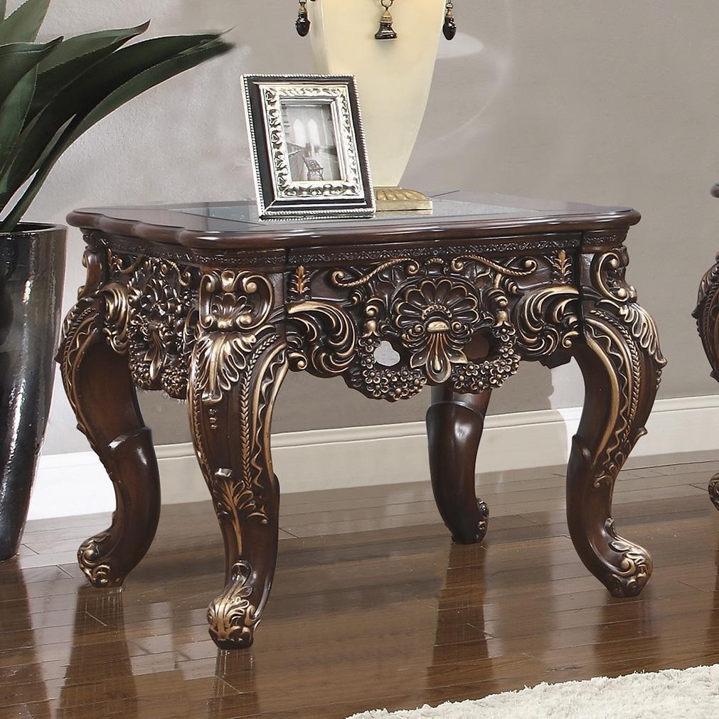 HD-92 Traditional Sofa and Loveseat by Homey Design Furniture Homey Design Furniture