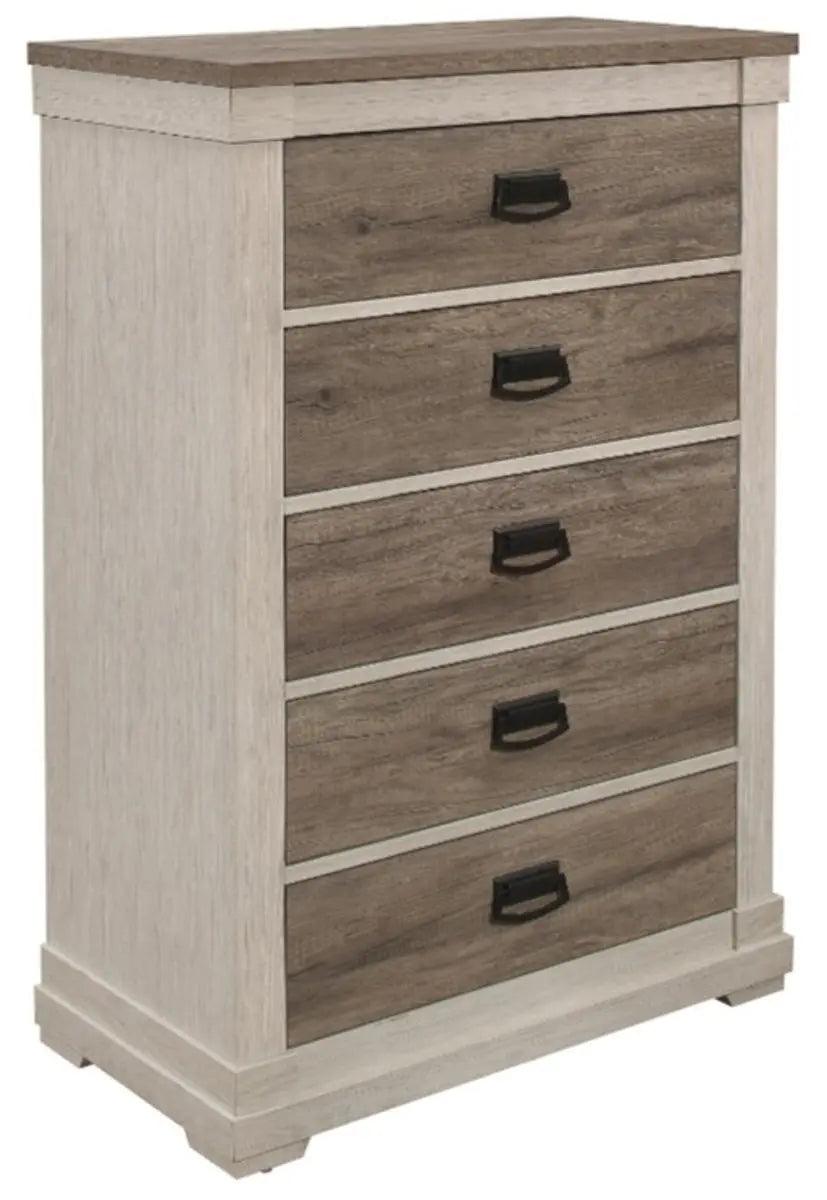 Arcadia Chest In White & Weathered Gray 1677 - 9 | Homelegance | Home Elegance USA