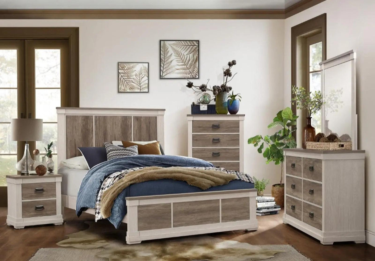 Arcadia Chest In White & Weathered Gray 1677 - 9 | Homelegance | Home Elegance USA
