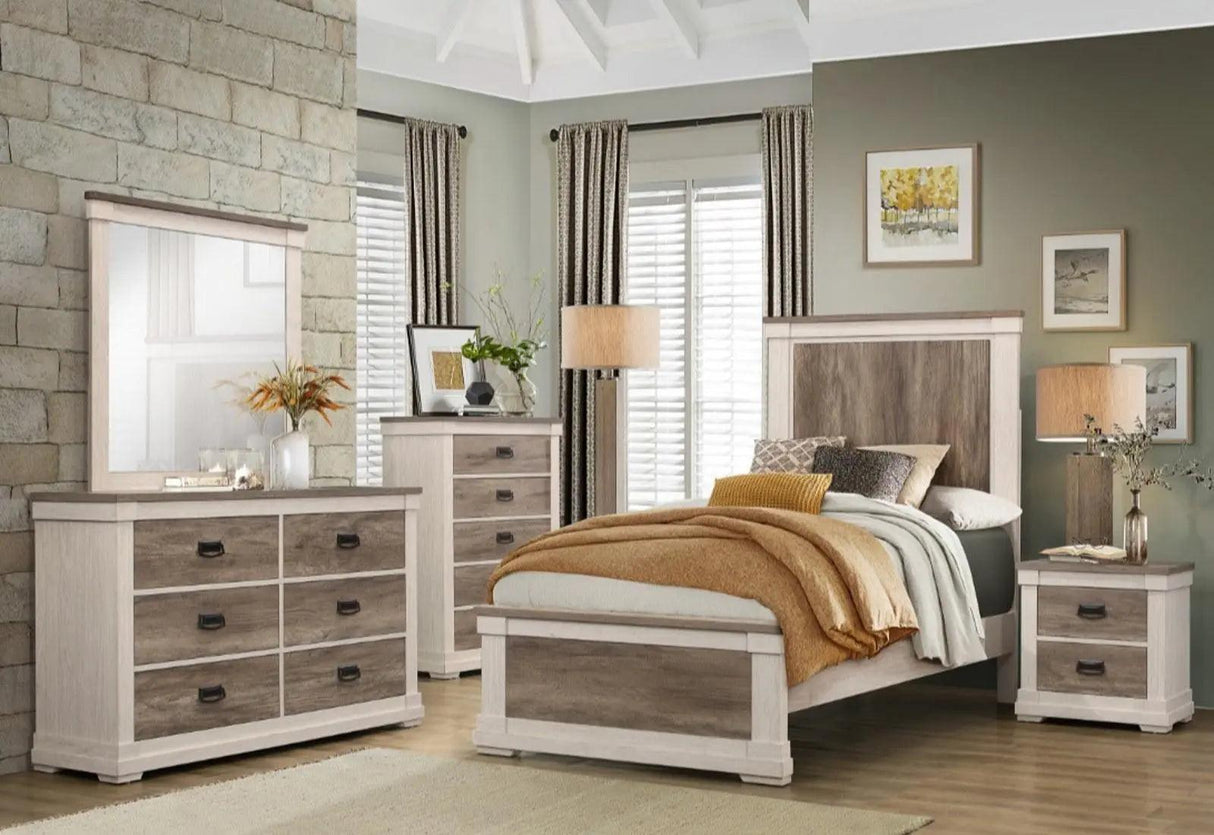 Arcadia Chest In White & Weathered Gray 1677 - 9 | Homelegance | Home Elegance USA