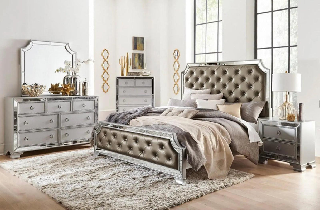 Avondale Nightstand In Silver 1646 - 4 | Homelegance | Home Elegance USA