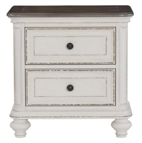 Baylesford Nightstand In Two Tone 1624W - 4 | Homelegance | Home Elegance USA