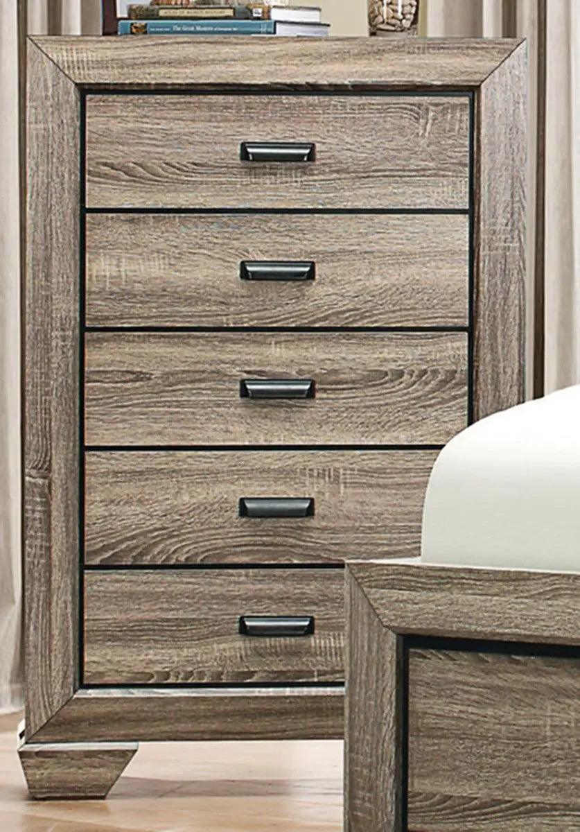 Beechnut 5 Drawer Chest In Natural 1904 - 9 | Homelegance | Home Elegance USA