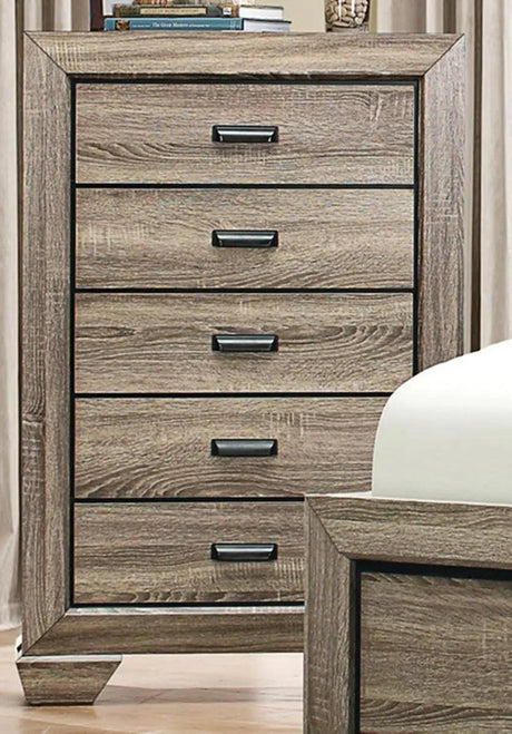 Beechnut 5 Drawer Chest In Natural 1904 - 9 | Homelegance | Home Elegance USA