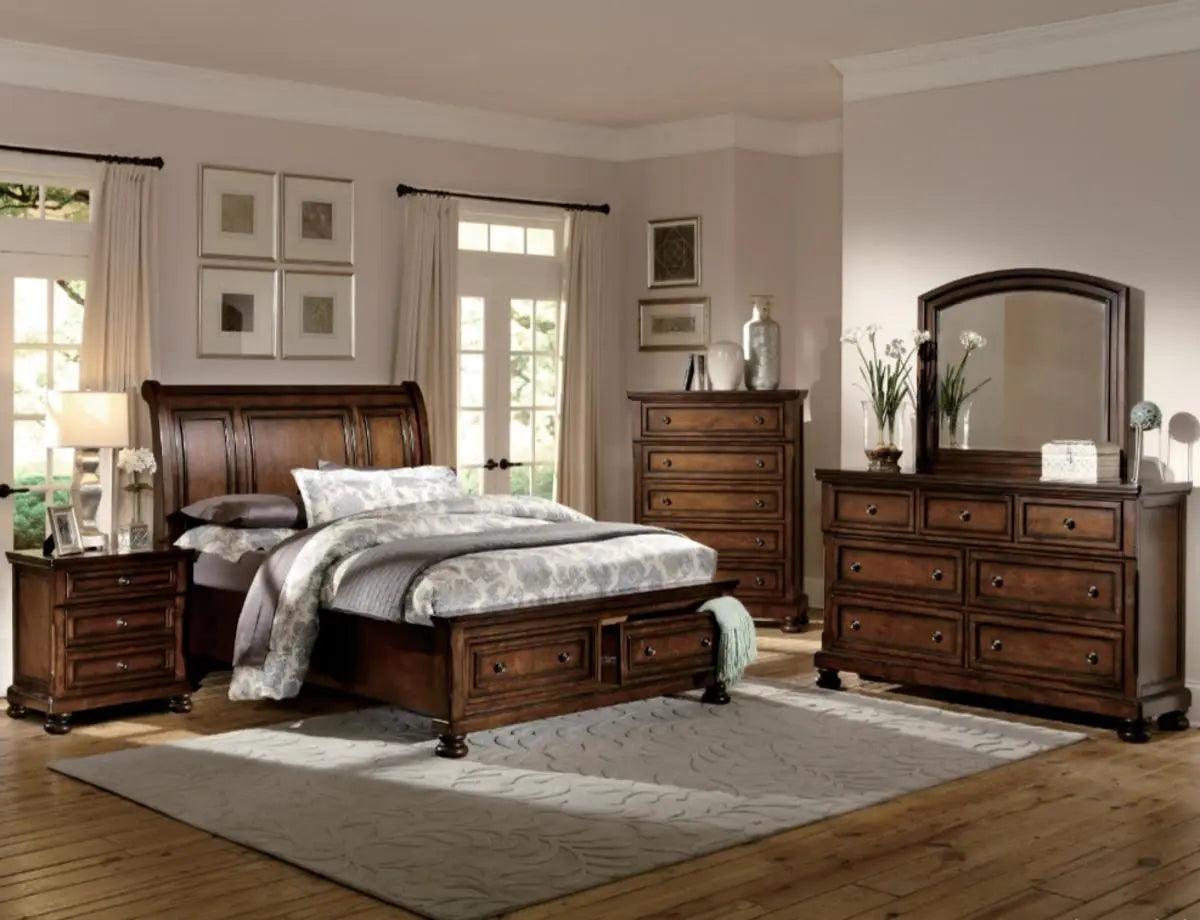 Cumberland Nightstand In Brown Cherry 2159 - 4 | Homelegance | Home Elegance USA