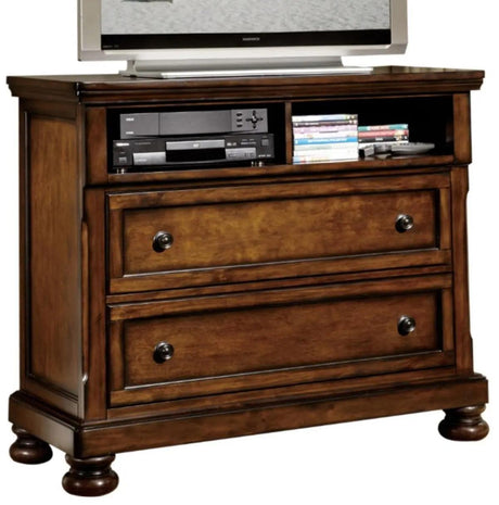 Cumberland Tv Chest In Brown Cherry 2159 - 11 | Homelegance | Home Elegance USA
