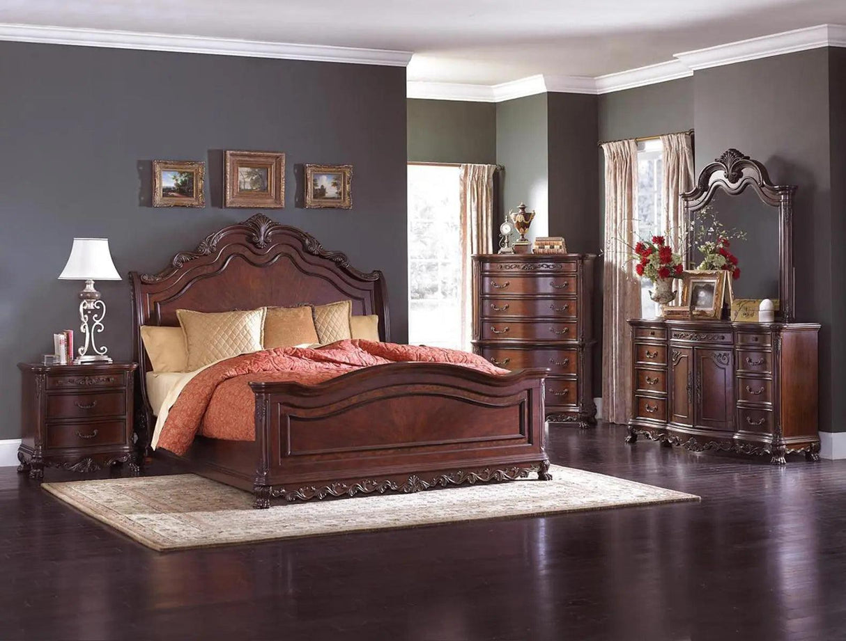 Deryn Park 6 Drawer Chest In Cherry 2243 - 9 | Homelegance | Home Elegance USA