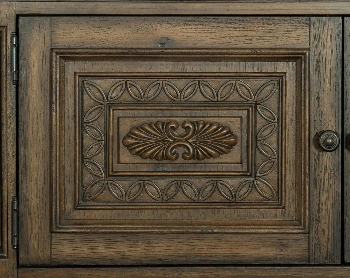 Homelegance Furniture Rachelle 4 Drawer Chest In Weathered Pecan 1693-9