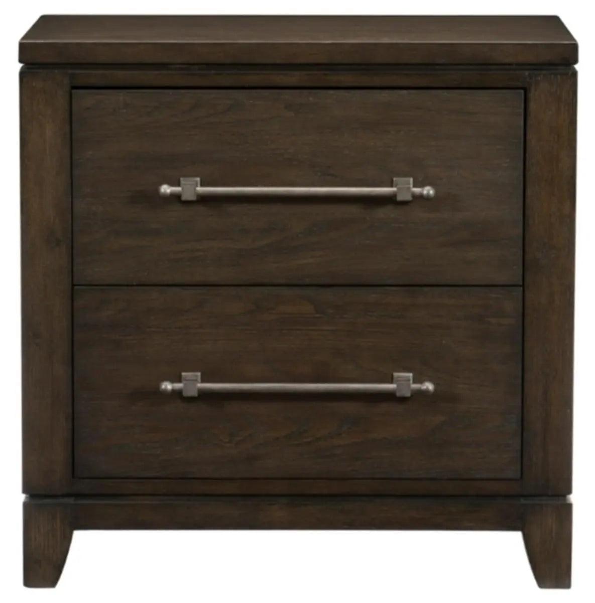 Homelegance Griggs Nightstand In Dark Brown 1669-4