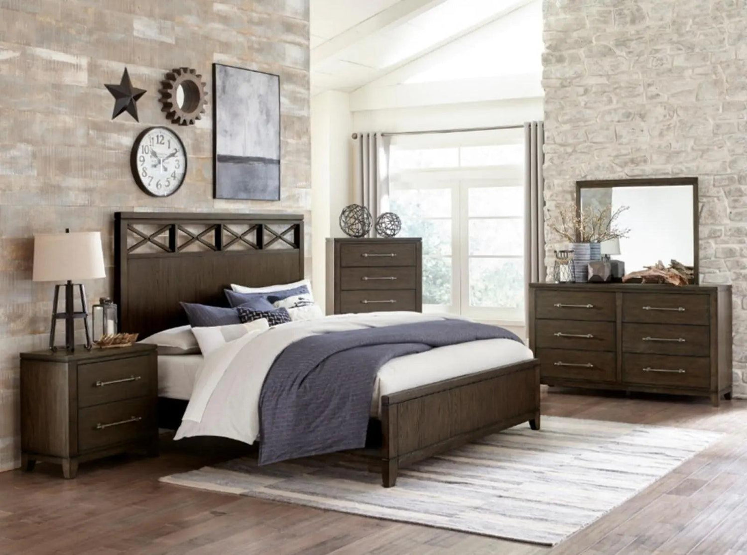 Homelegance Griggs Nightstand In Dark Brown 1669-4