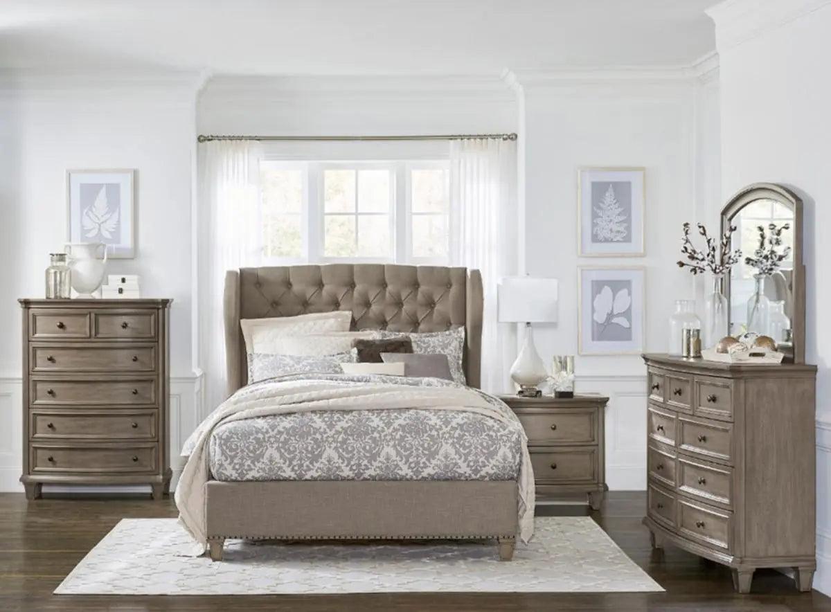 Homelegance Vermillion Nightstand In Gray 5442-4