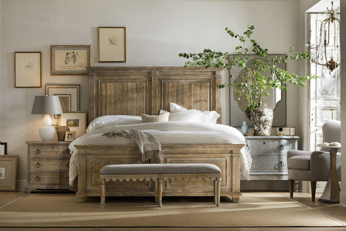 Boheme Bastogne Three - Drawer Nightstand | Hooker | Home Elegance USA