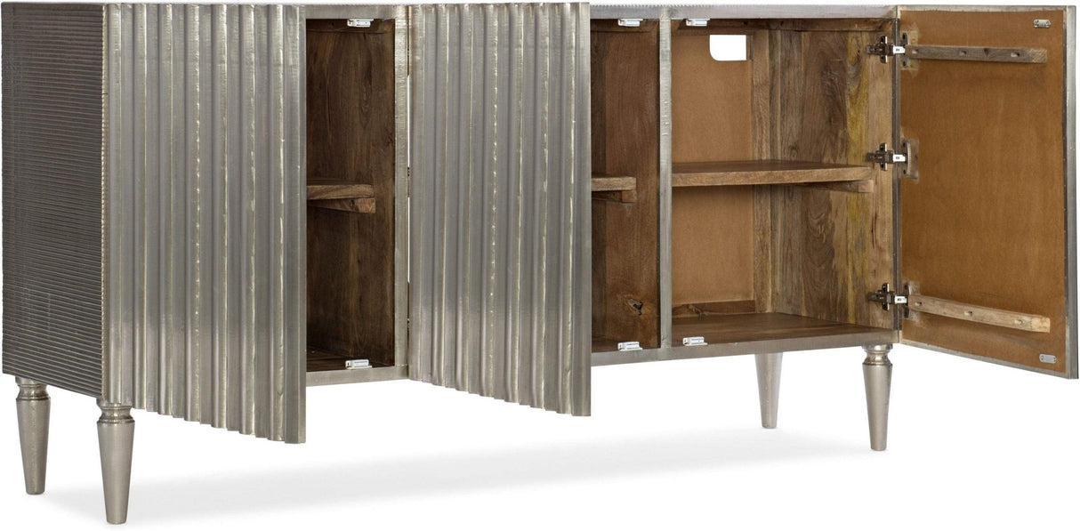 5637 - 55 German Silver Console | Hooker | Home Elegance USA