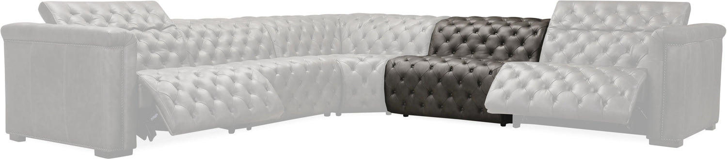 Hooker Furniture Savion Grandier 6 Pc Sectional W/3 Pwr Recline Pwr Headrest