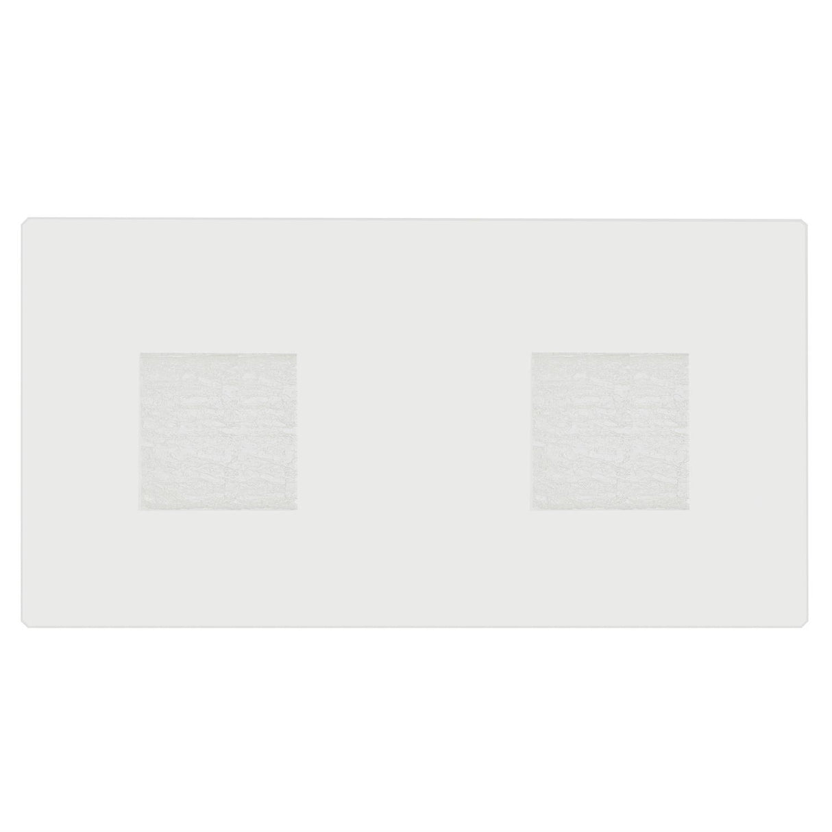 Interiors Arctic Glass Top Dining Table - Bernhardt