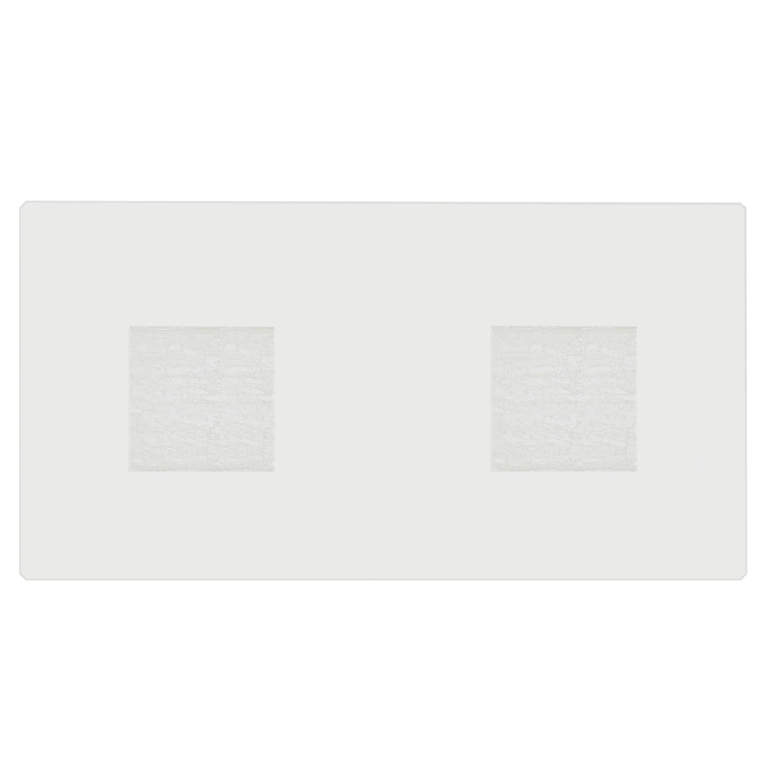 Interiors Arctic Glass Top Dining Table - Bernhardt