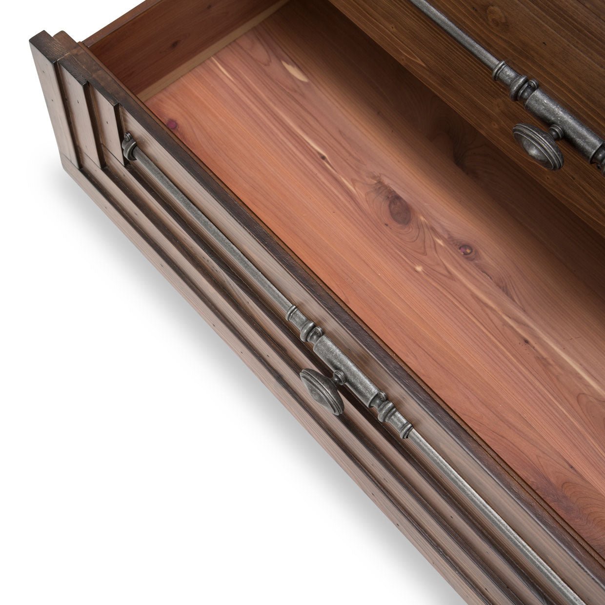 Carrollton 6 Drawer Chest In Rustic Ranch - Ki - Crln070 - 407N | Aico | Home Elegance USA