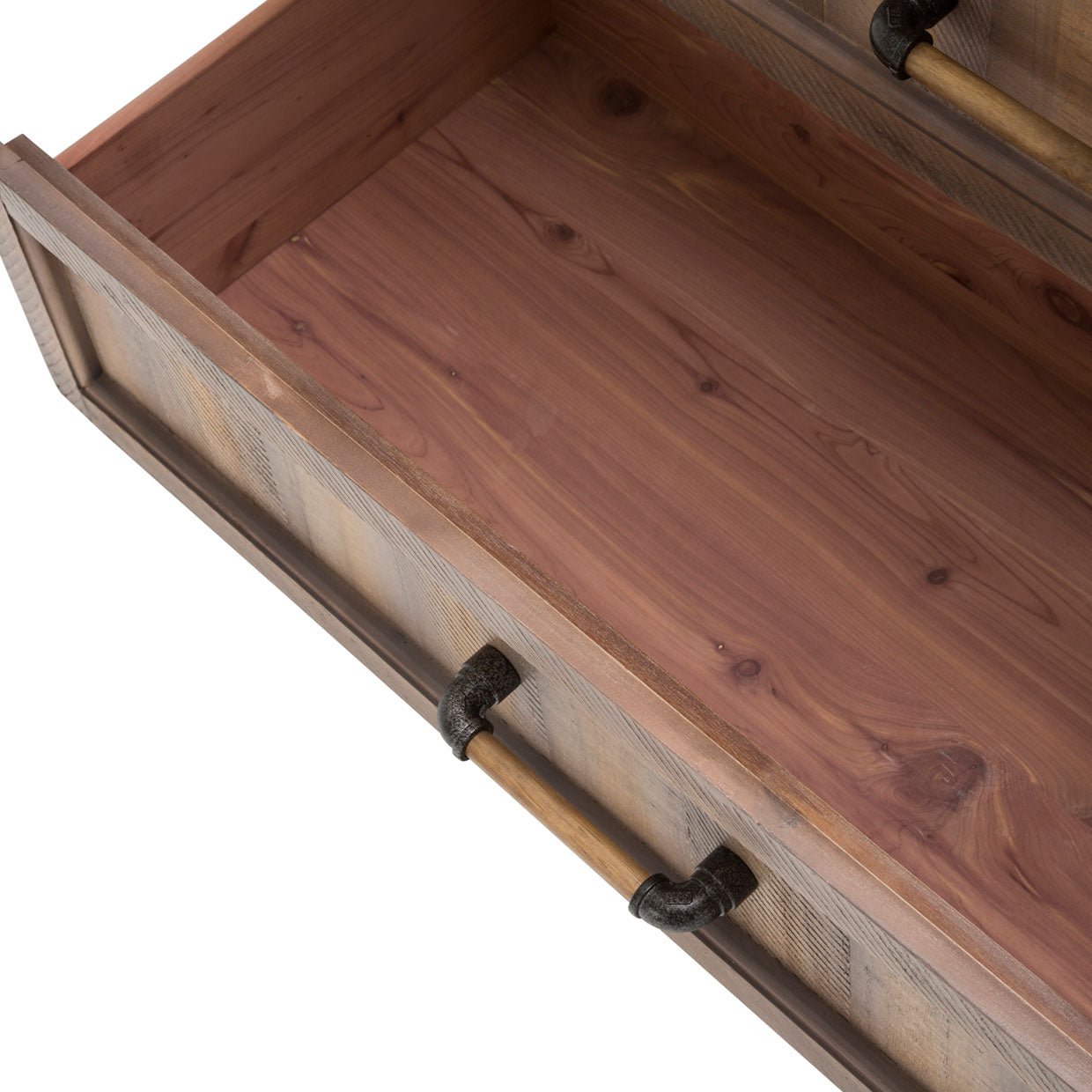 Crossings 6 Drawer Chest In Reclaimed Barn - Ki - Crsg070 - 217 | Aico | Home Elegance USA