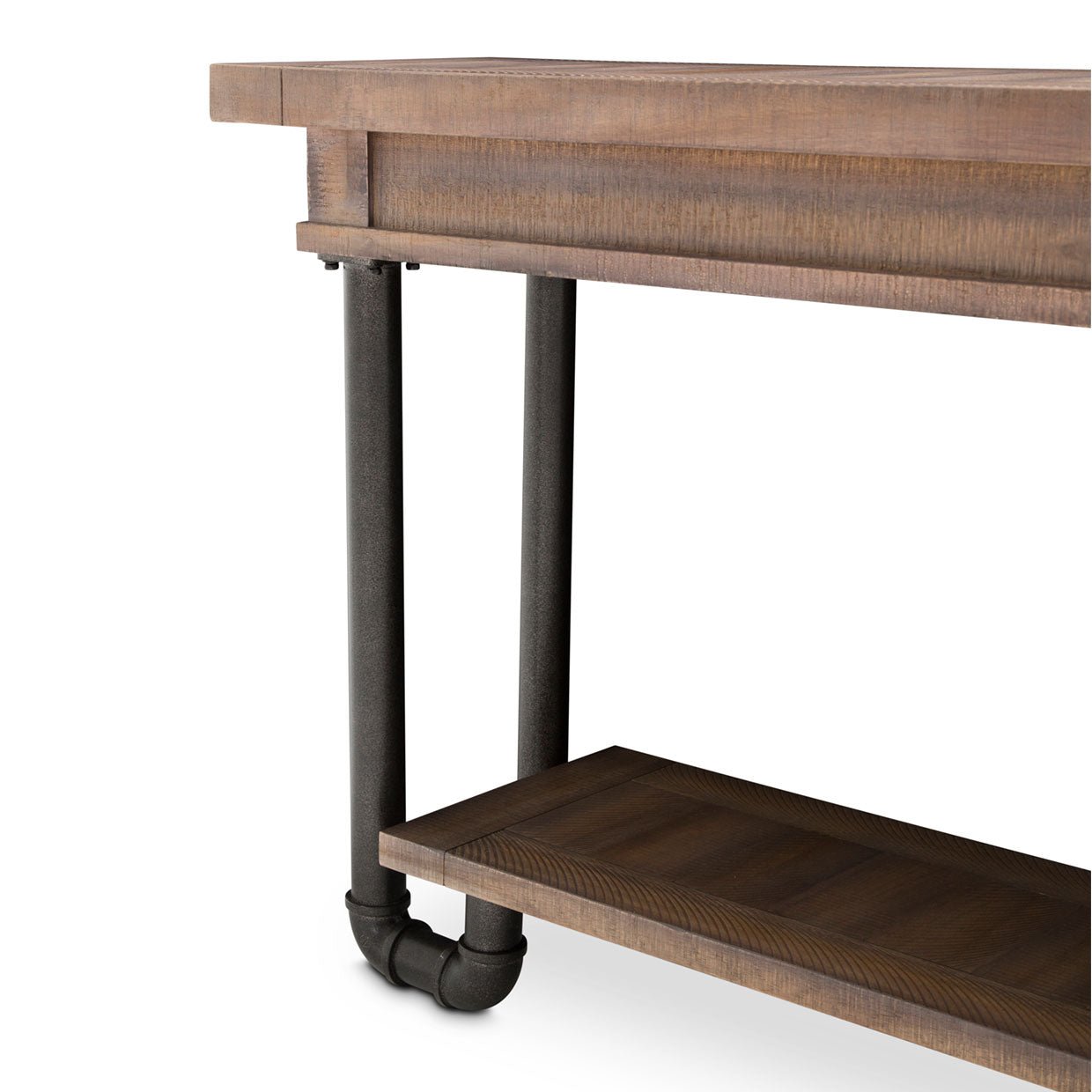 Crossings Console Table In Reclaimed Barn - Ki - Crsg223 - 217 | Aico | Home Elegance USA