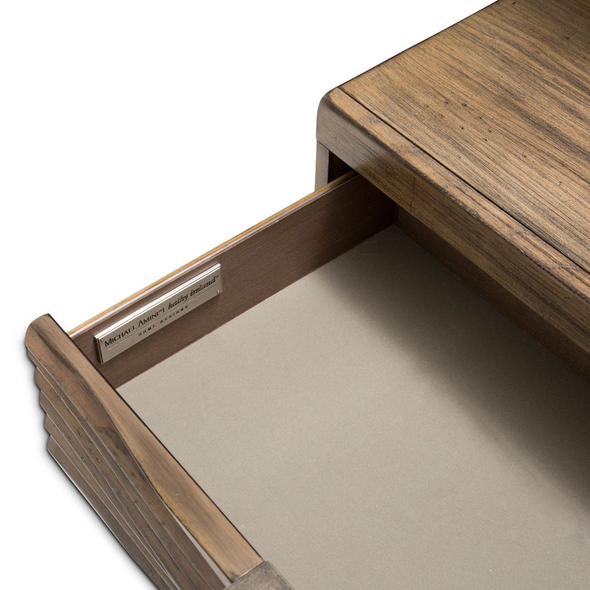 Del Mar Sound Nightstand 1 Drawer In Boardwalk - Ki - Delm040 - 215 | Aico | Home Elegance USA
