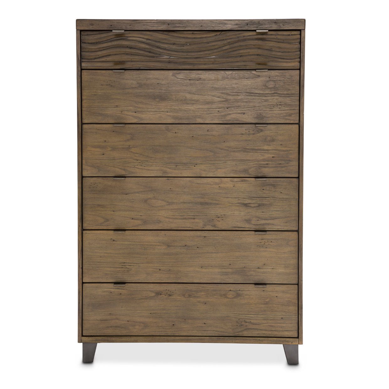 Del Mar Sound 6 Drawer Chest In Boardwalk - Ki - Delm070 - 215 | Aico | Home Elegance USA