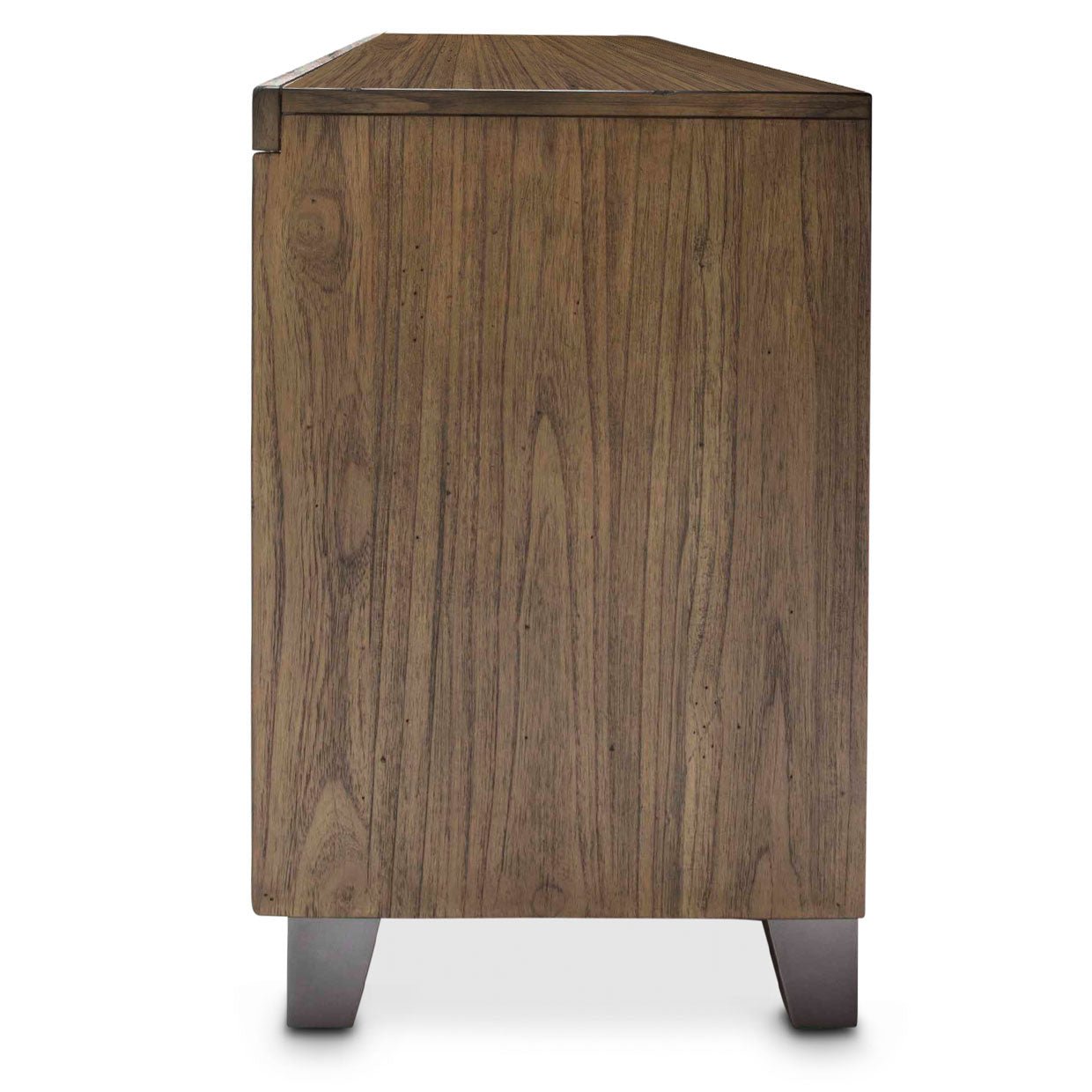 Del Mar Square Tv Console In Boardwalk - Ki - Delm081 - 215 | Aico | Home Elegance USA