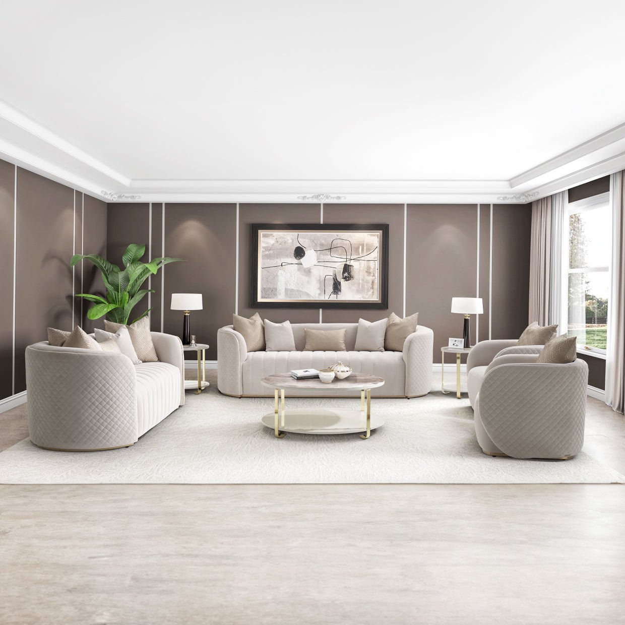 Ariana End Table | Aico | Home Elegance USA