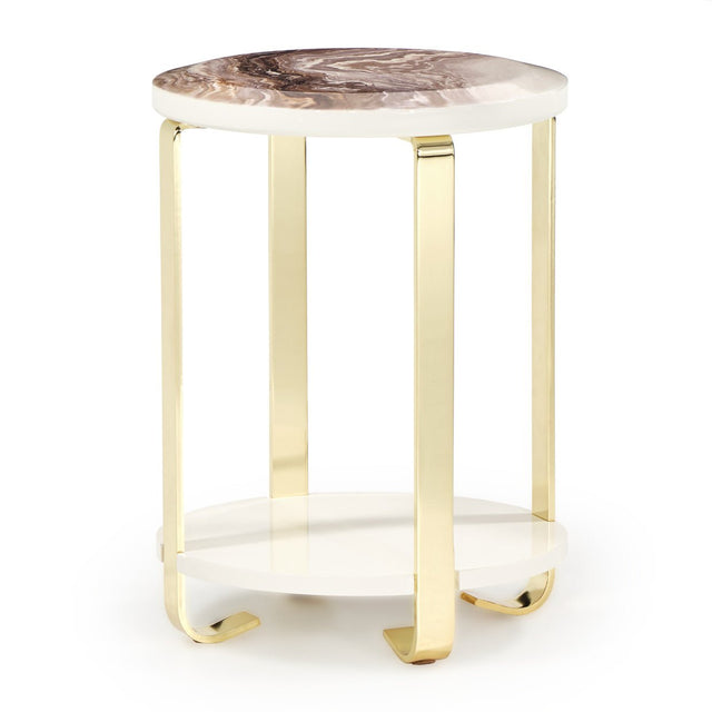 Ariana Chairside Table | Aico | Home Elegance USA