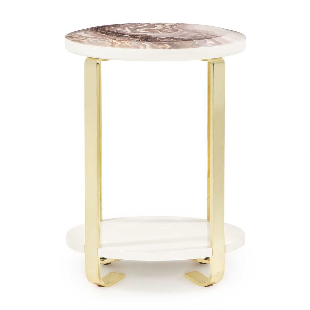 Ariana Chairside Table | Aico | Home Elegance USA