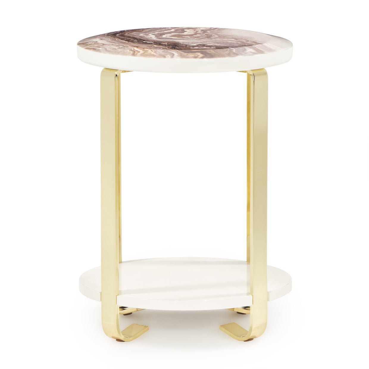 Ariana Chairside Table | Aico | Home Elegance USA