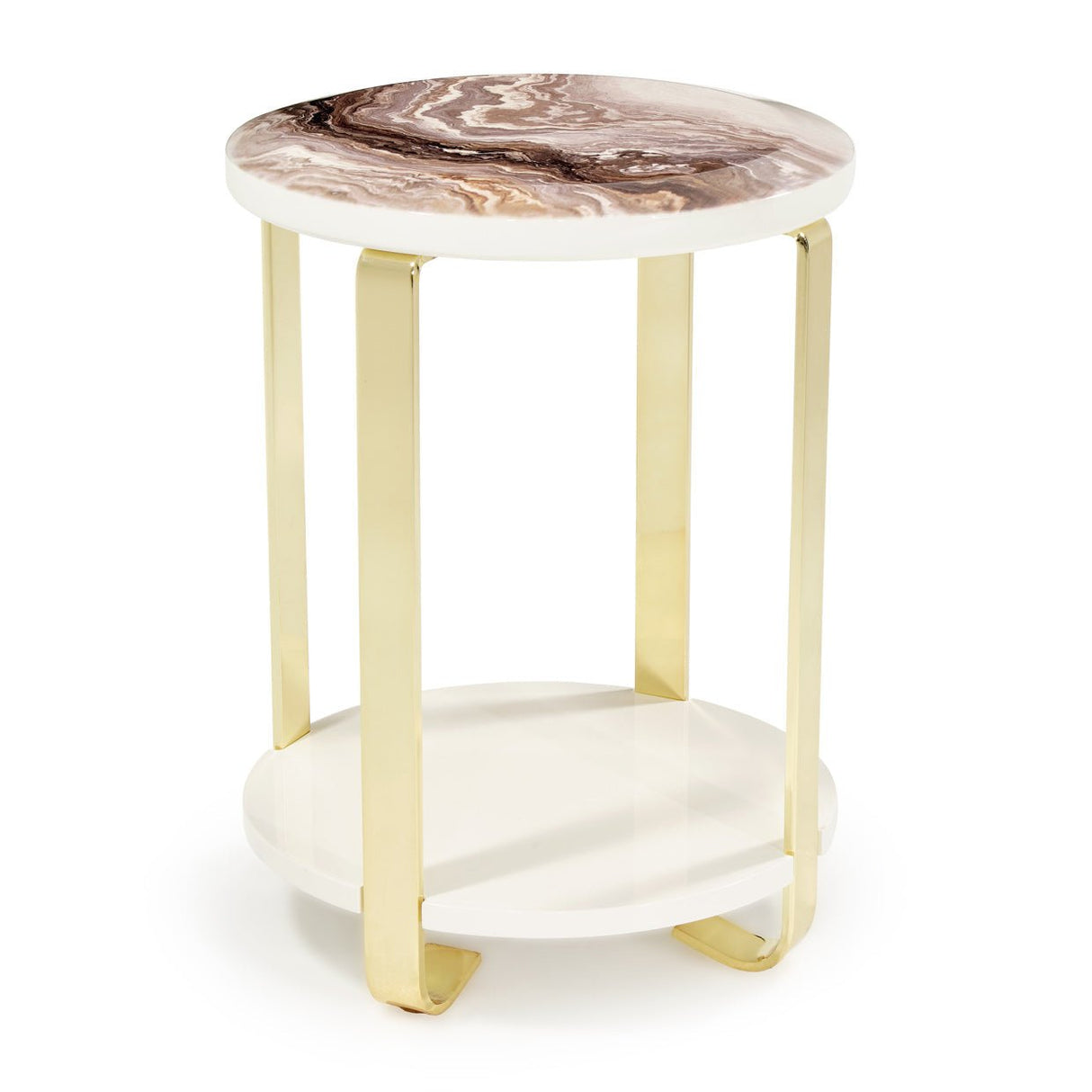 Ariana Chairside Table | Aico | Home Elegance USA