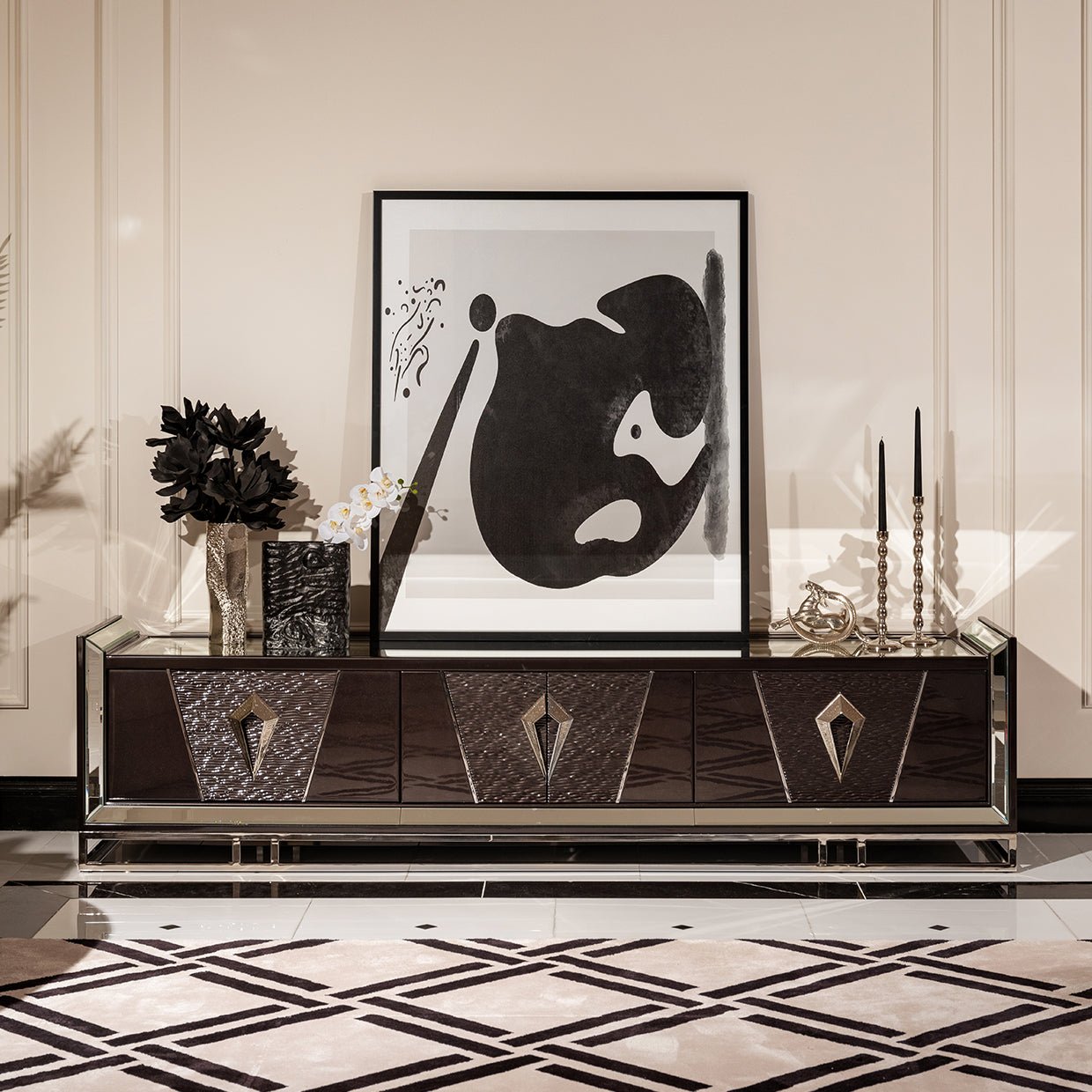 Carmela Media Cabinet | Aico | Home Elegance USA