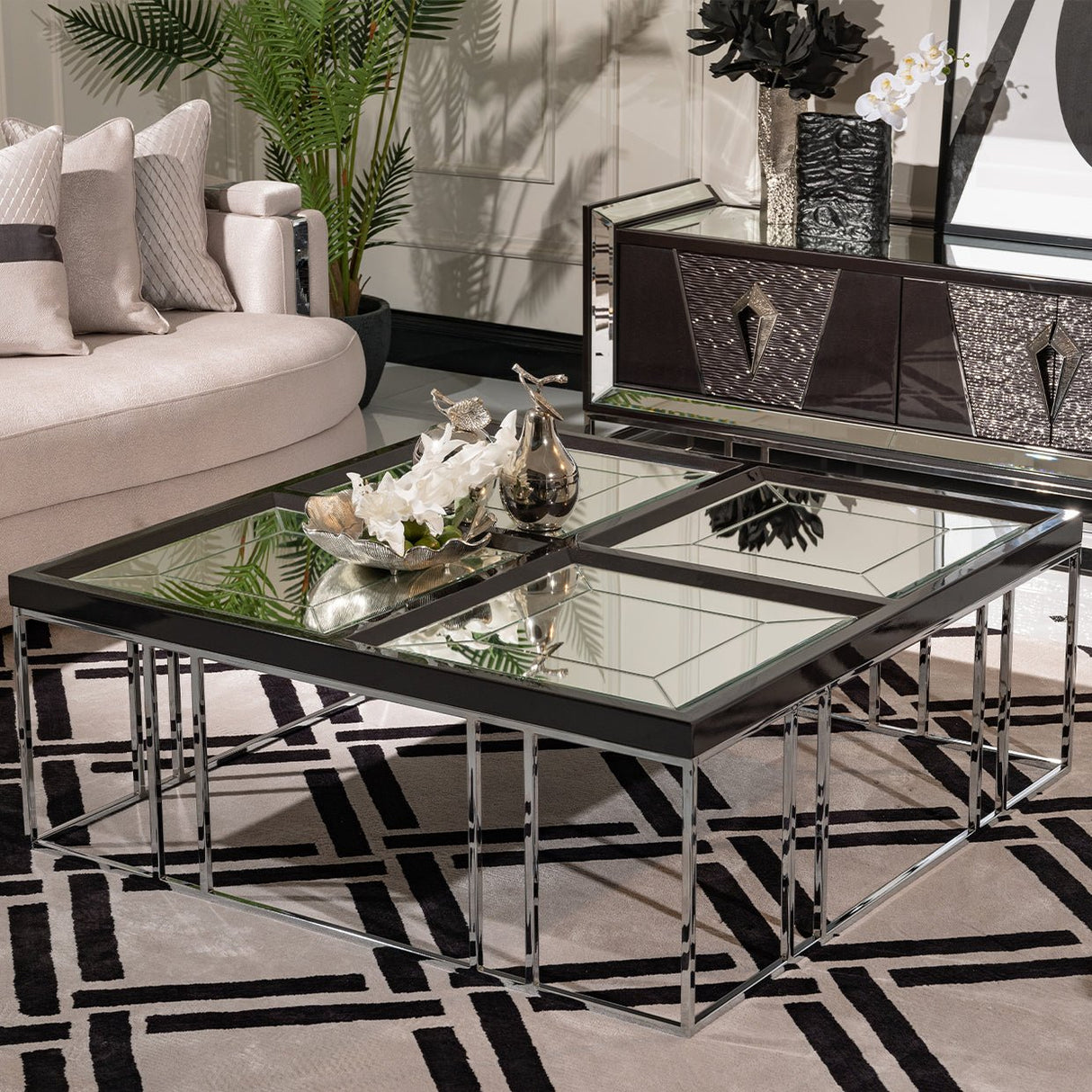 Carmela Cocktail Table | Aico | Home Elegance USA
