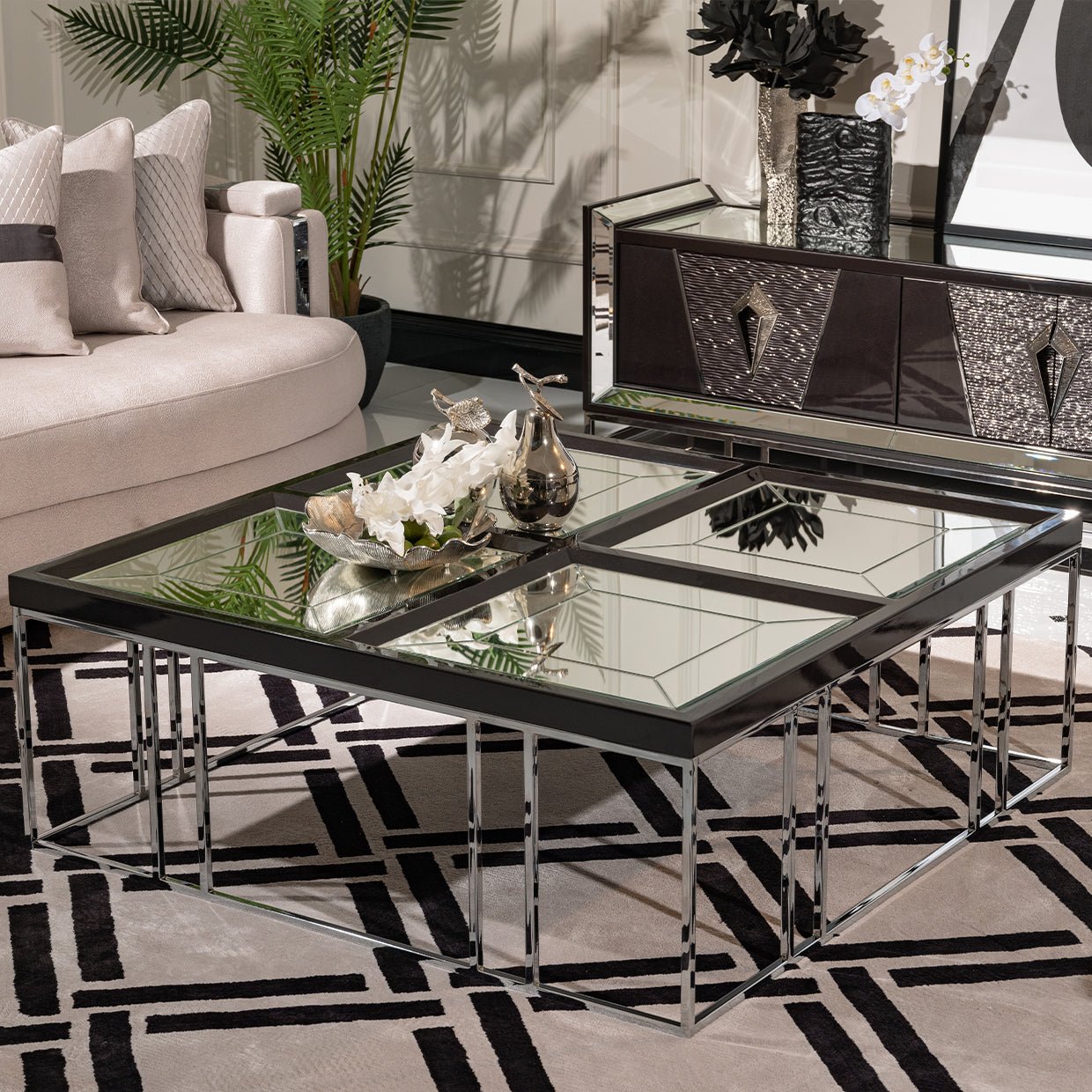 Carmela Cocktail Table | Aico | Home Elegance USA