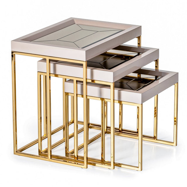 Carmela Nesting Table | Aico | Home Elegance USA