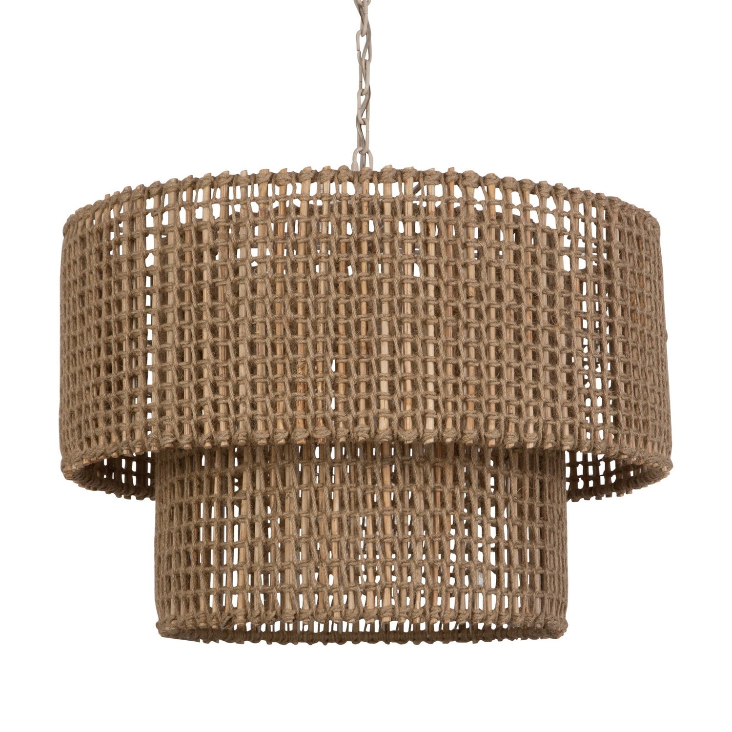 Biswas Woven Jute 1 Light Pendant | Uttermost | Home Elegance USA