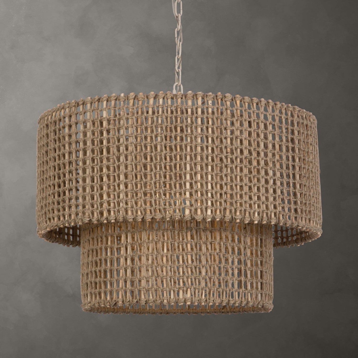 Biswas Woven Jute 1 Light Pendant | Uttermost | Home Elegance USA