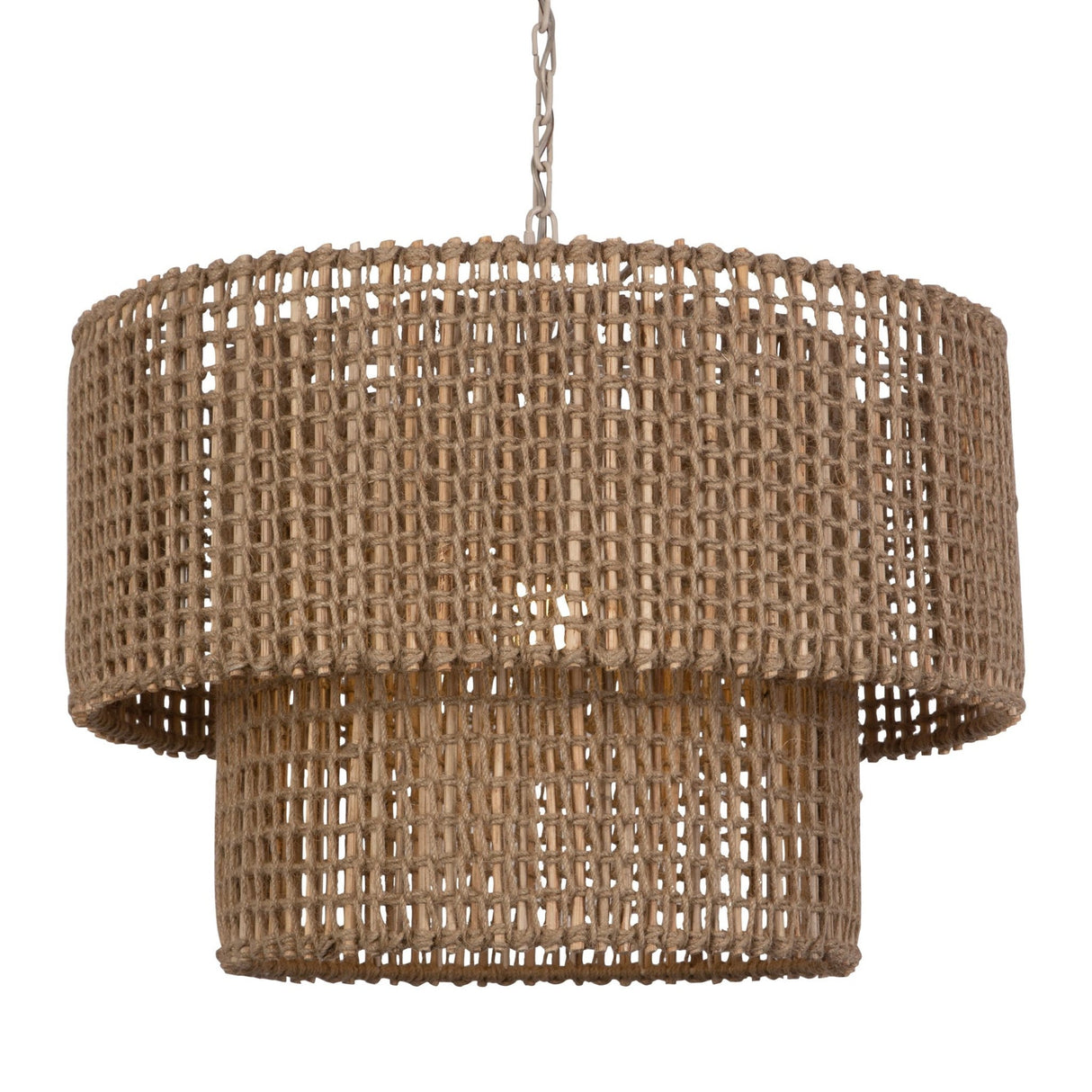 Biswas Woven Jute 1 Light Pendant | Uttermost | Home Elegance USA