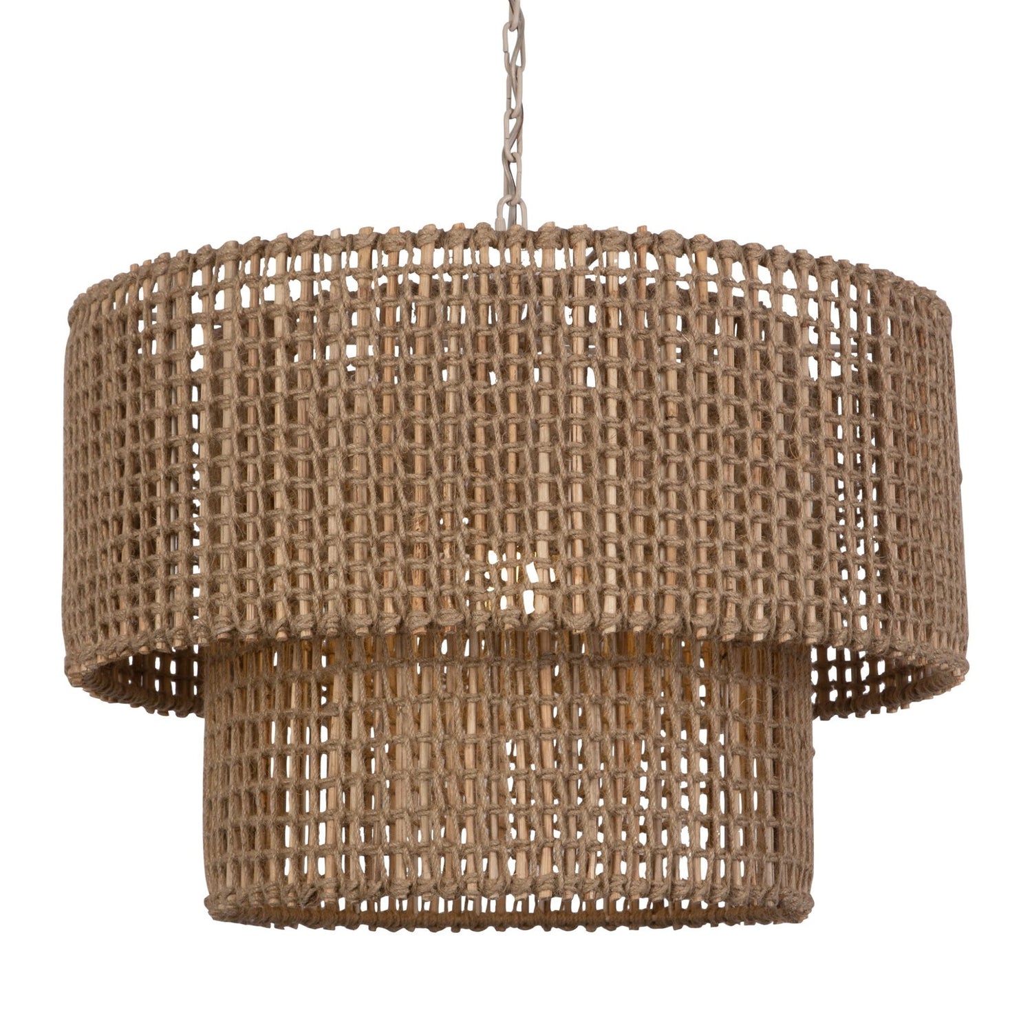 Biswas Woven Jute 1 Light Pendant | Uttermost | Home Elegance USA