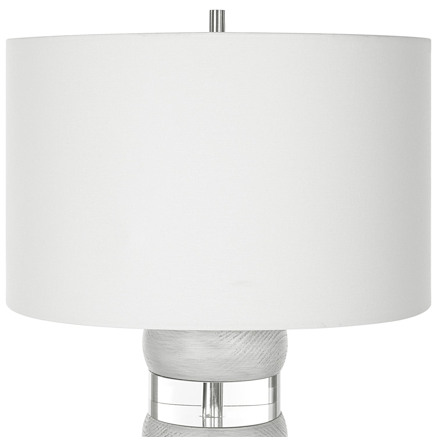Band Together Crystal & Wood Table Lamp | Uttermost | Home Elegance USA