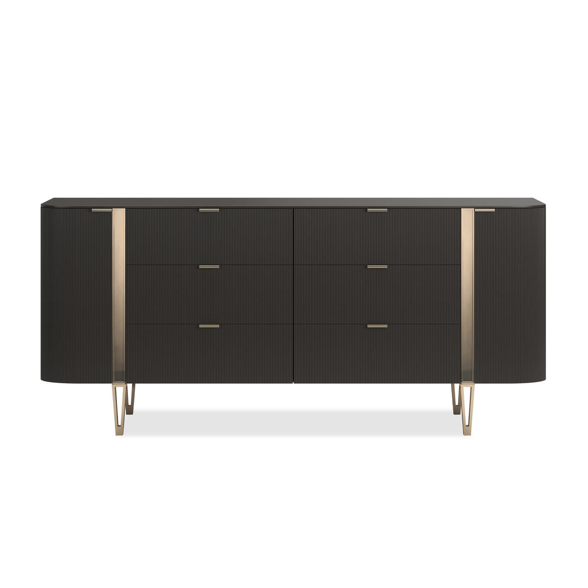 Love At First Sight 78 | Caracole Classic | Matte Pearl, Oracle Gold & Dark Chocolate Finish - sold by Home Elegance USA