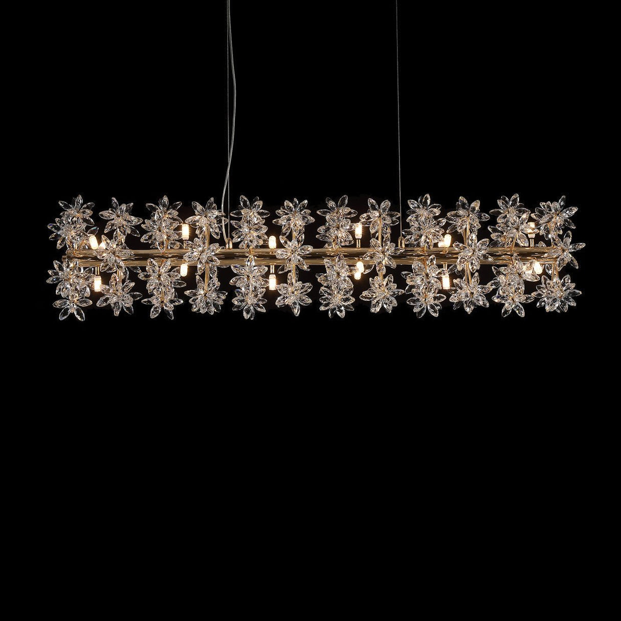 Bouquet 18 Light Drum Chandelier - Lt - Ch995 - 18Gld | Aico | Home Elegance USA