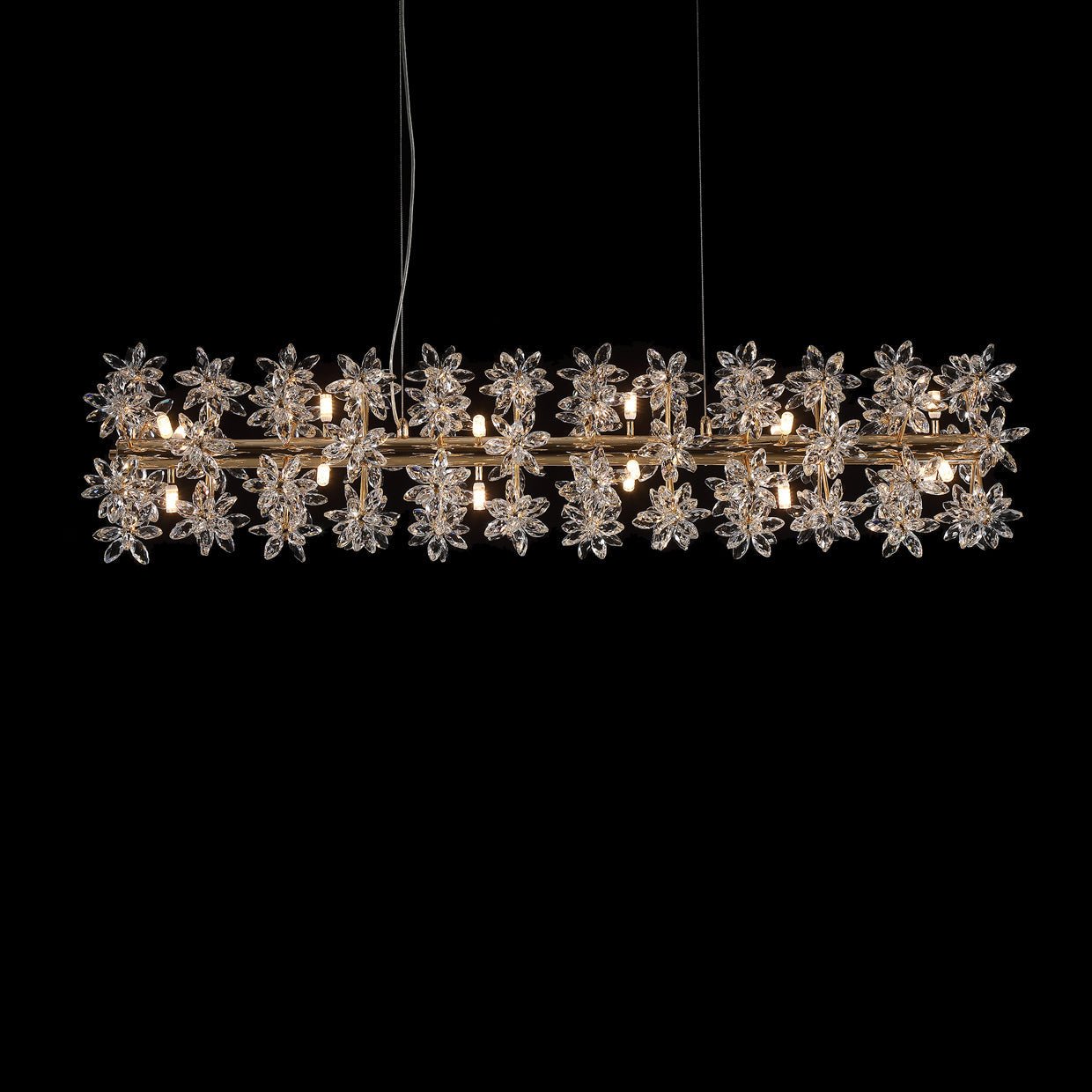 Bouquet 18 Light Drum Chandelier - Lt - Ch1000 - 18Gld | Aico | Home Elegance USA