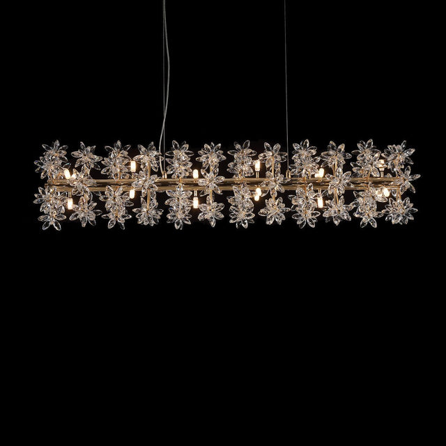 Bouquet 18 Light Drum Chandelier - Lt - Ch1000 - 18Gld | Aico | Home Elegance USA
