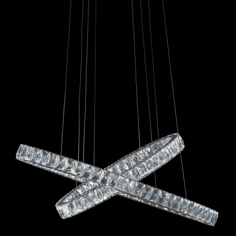 Crossover Led Chandelier - Lt - Ch800 | Aico | Home Elegance USA